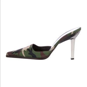 EUC Giuseppi Zanotti Camo Mules